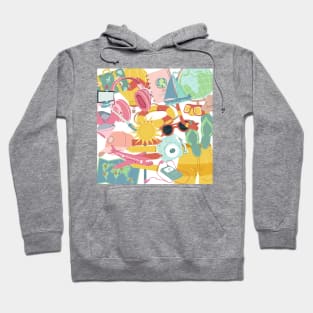 Summer Vacation Beach Trip Print Hoodie